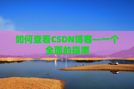 如何查看CSDN博客—一个全面的指南
